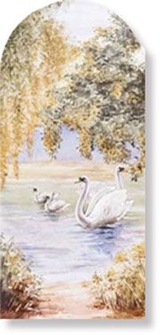 Панно HERMITAGE TROMP D'OEIL CIGNO S/4