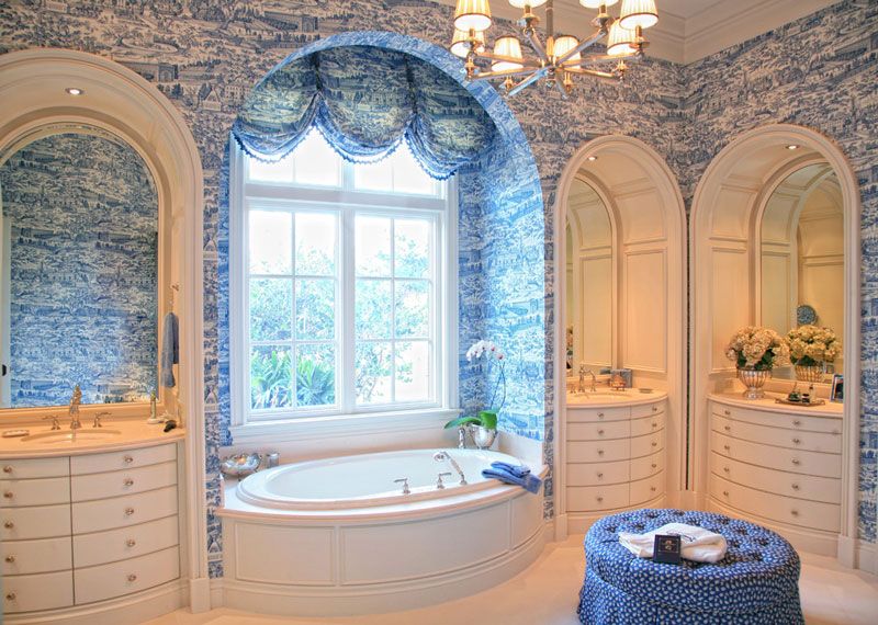 Роскошная ванная в викторианском стиле