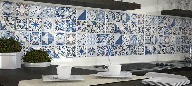 Средиземноморские мотивы присутствуют в дизайне настенной плитки