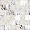 Мозаика Marble-Stone Белый Матовый-Лапп. Ректификат (5х5) (K9498838R001VTE0)