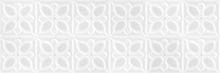 Настенная плитка Lissabon рельеф квадраты белый (LBU053D)