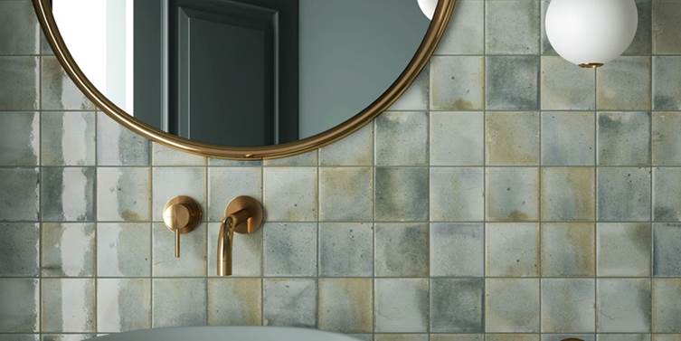 ТОП-7 оттенков зеленой плитки, которые преобразят ванную комнату в 2025 году