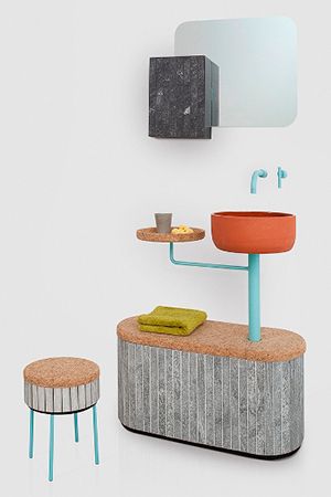 Дизайнерская мебель для ванных из керамической плитки