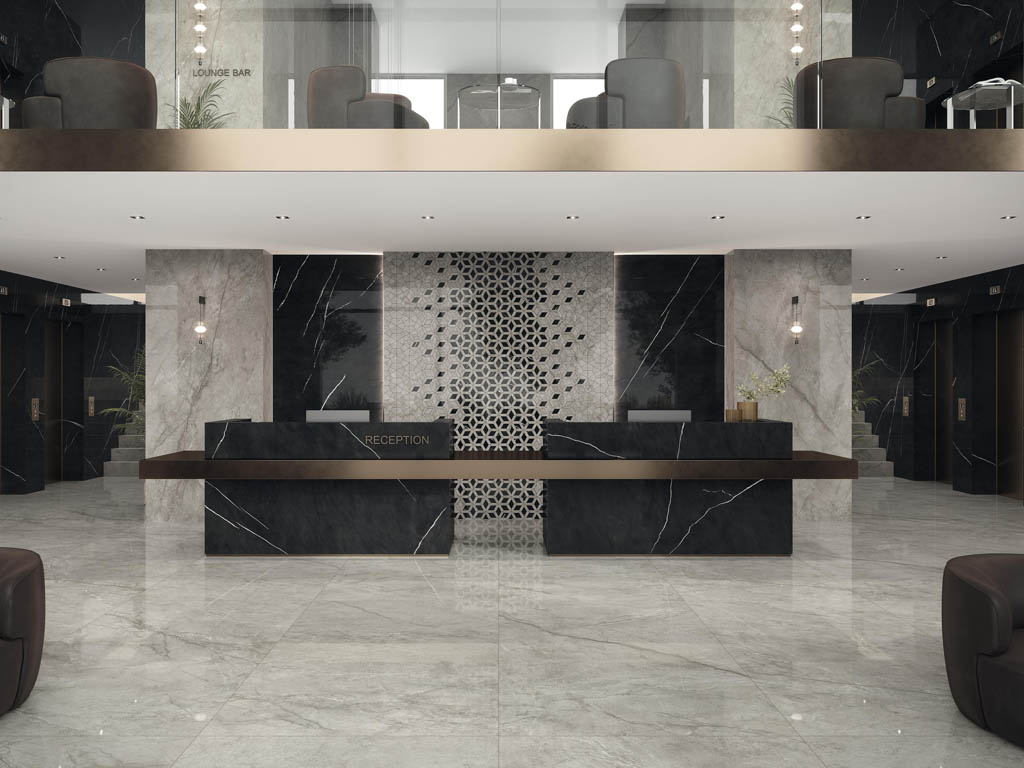 Marvel Meraviglia Silver Majestic Diamond Lapp. (AJQ7) 46.6x284.6 от Atlas Concorde (Италия)