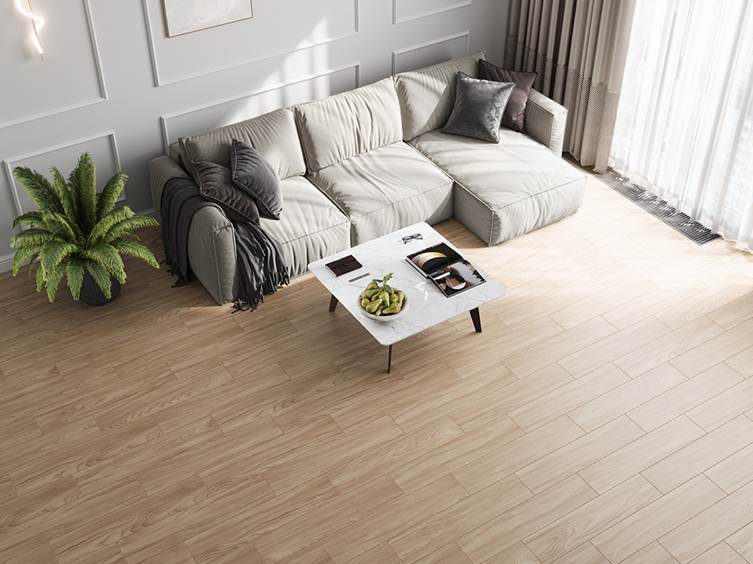 керамогранит под дерево для гостиной