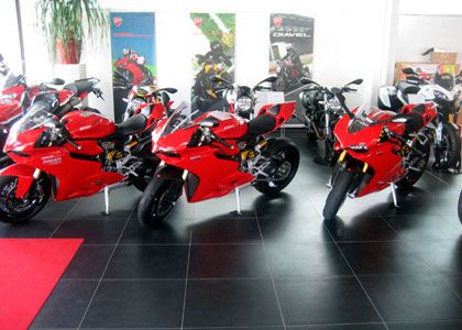 Выставочный зал мотоциклов марки Ducati