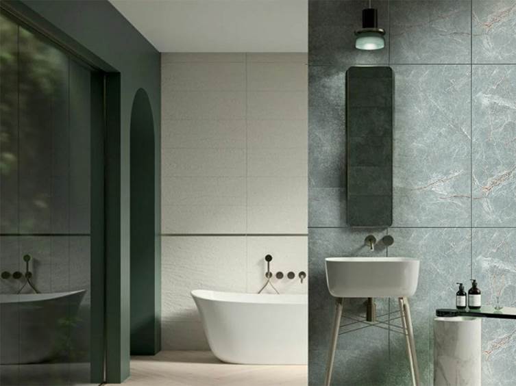керамогранит под камень для ванной комнаты
