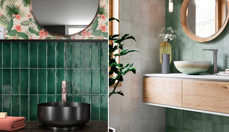 На фото зеленая плитка Magma марки Equipe Ceramicas (Испания) На фото зеленая плитка Magma марки Equipe Ceramicas (Испания)