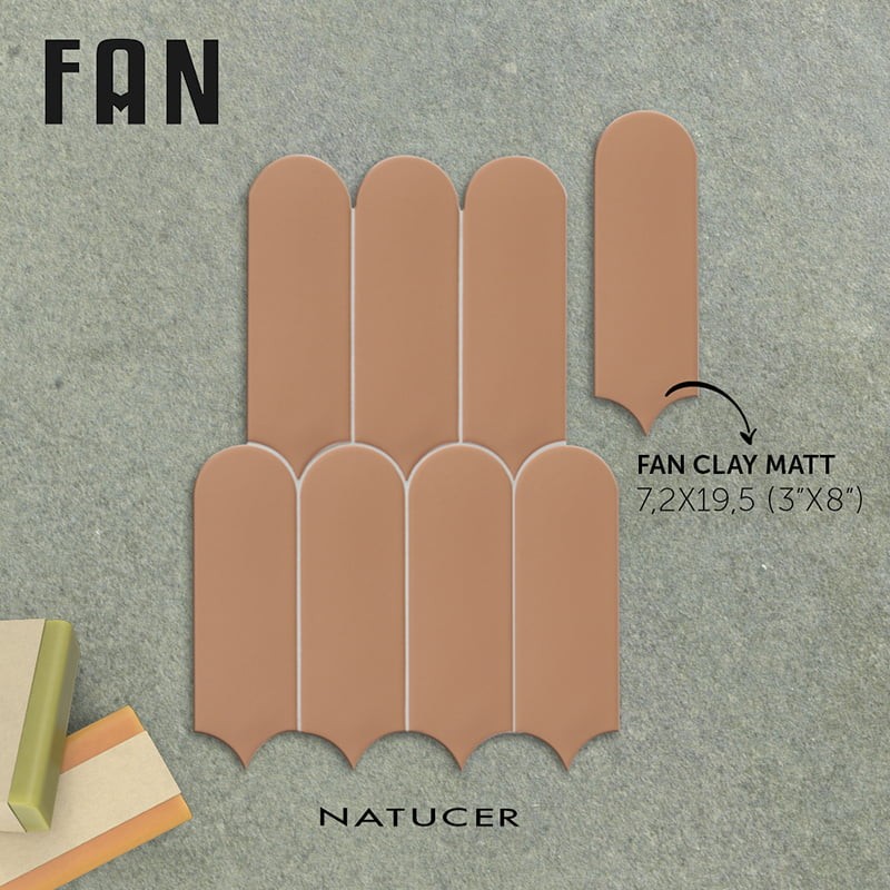 Настенная плитка Fan Cay matt (NATUCER) 