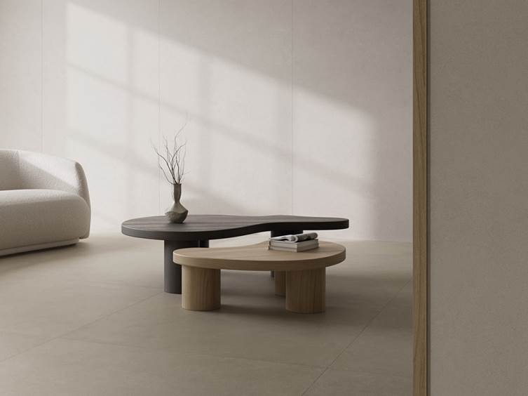 белый керамогранит для гостиной