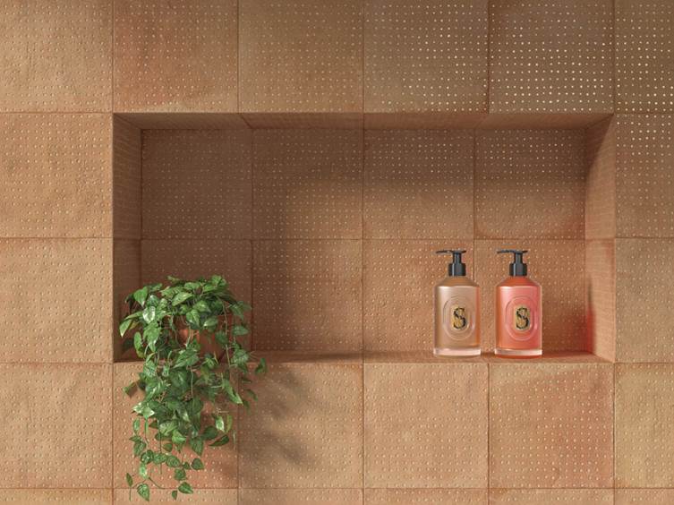 керамогранит в прованском стиле под терракоту для кухни-гостиной