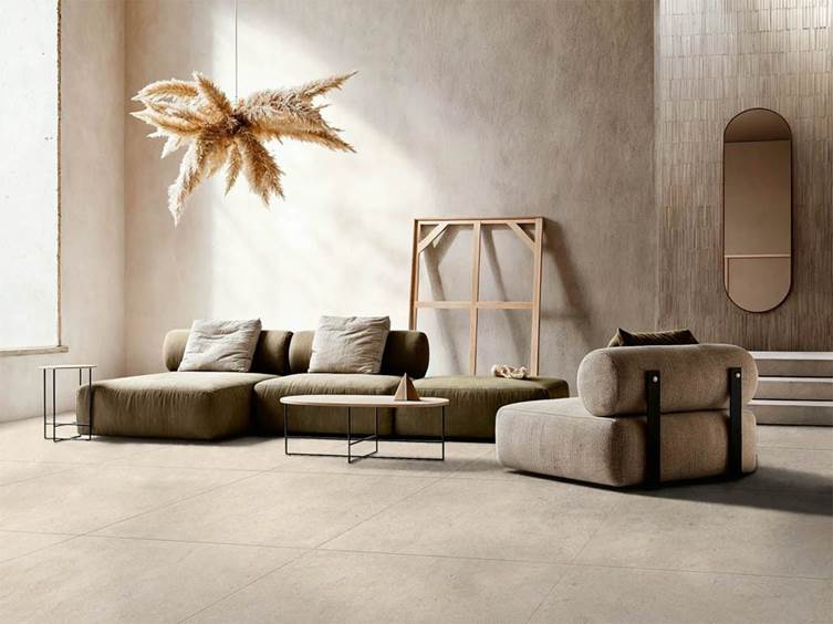 керамогранит для интерьера в скандинавском-хюгге стиле