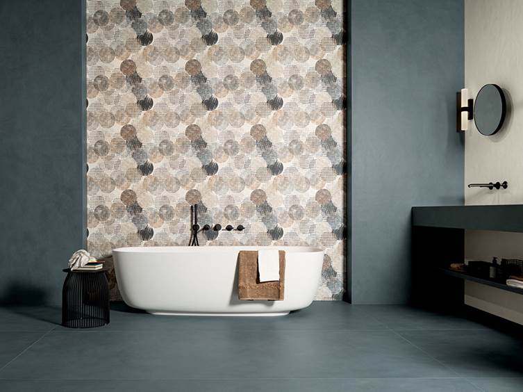 матовый крупноформатный керамогранит для дома в ванную