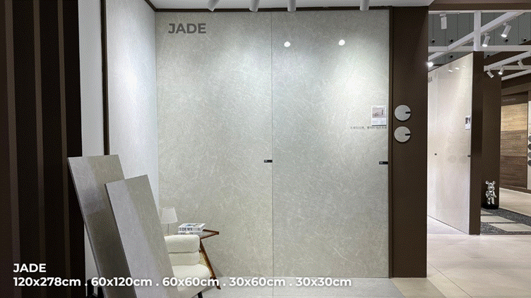 крупноформатная плитка на выставке в Фошане 2025