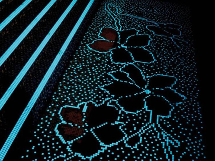 светящаяся плитка мозаика для хамама