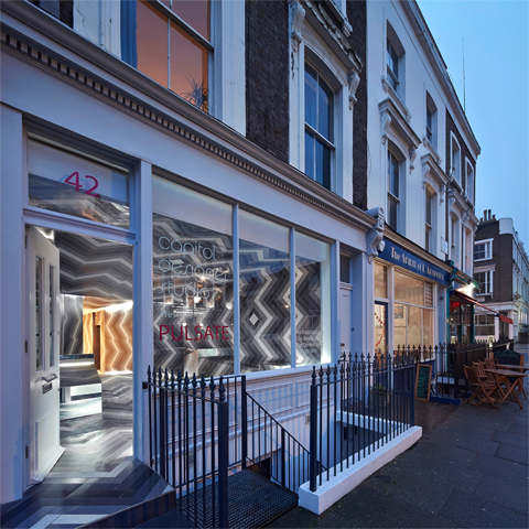 Магазин в Лондоне с инсталляцией, созданной архитекторами Лили Дженкс и Натаниэлем Дорентом