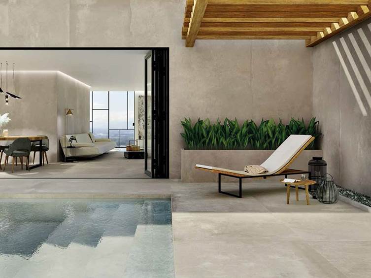 керамогранит для бассейна под цемент