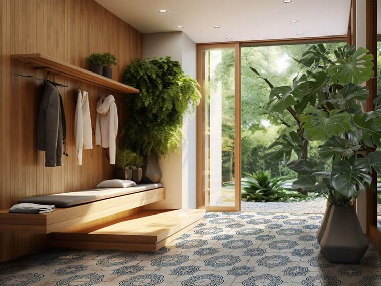 керамогранит для коридора в стиле прованс