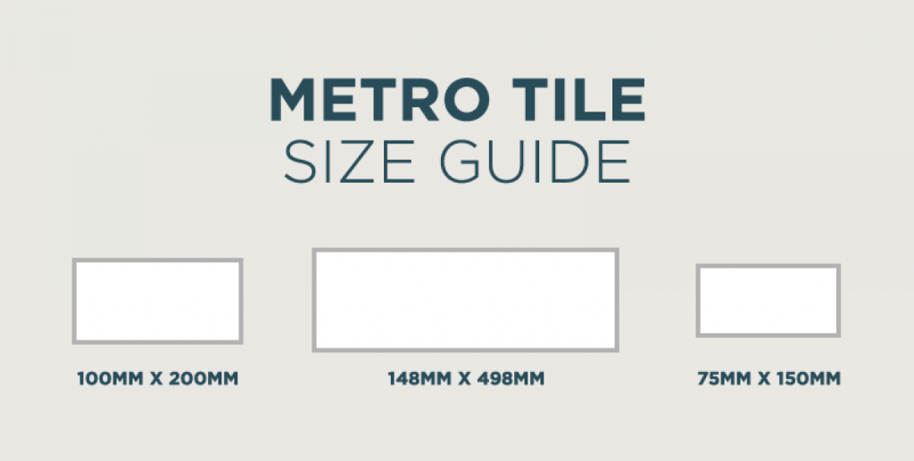 Не все знают о том, что сегодня плитка "метро" выпускается в различных размерах.