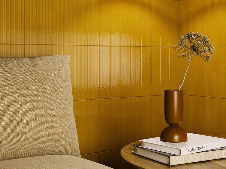 настенная плитка в ярких тонах