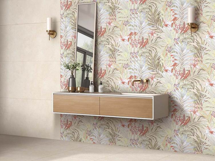 керамогранит с ботаническим рисунком для дома