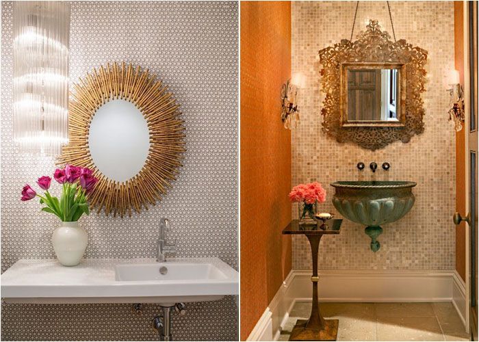 Интерьер туалетной комнаты от Shelby Wood Design и Jason Arnold Interiors