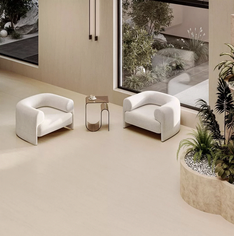 керамогранит большого формата от из коллекции 'Мока Крем' Kerama Marazzi