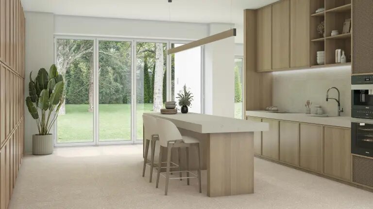 Экспозиция Sense от TAU Ceramica на выставке Cersaie: концепция «медленного дизайна» в интерьере Экспозиция Sense от TAU Ceramica на выставке Cersaie: концепция «медленного дизайна» в интерьере