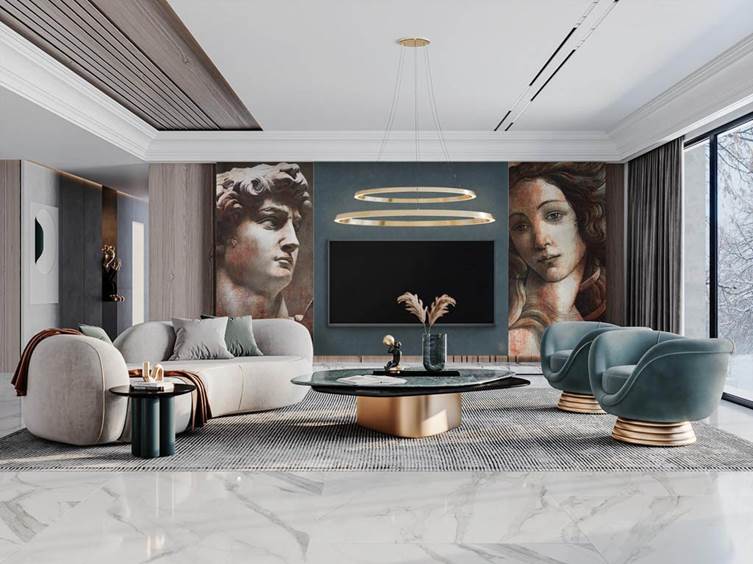 керамическое панно в гостиную