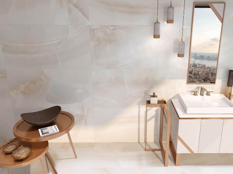 керамогранит в теплой палитре