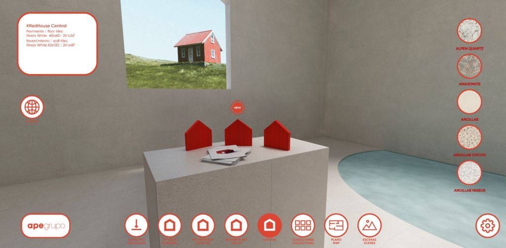 Red House - уникальное виртуальное архитектурное пространство, продемонстрированное на прошлогодней выставке Cersaie.