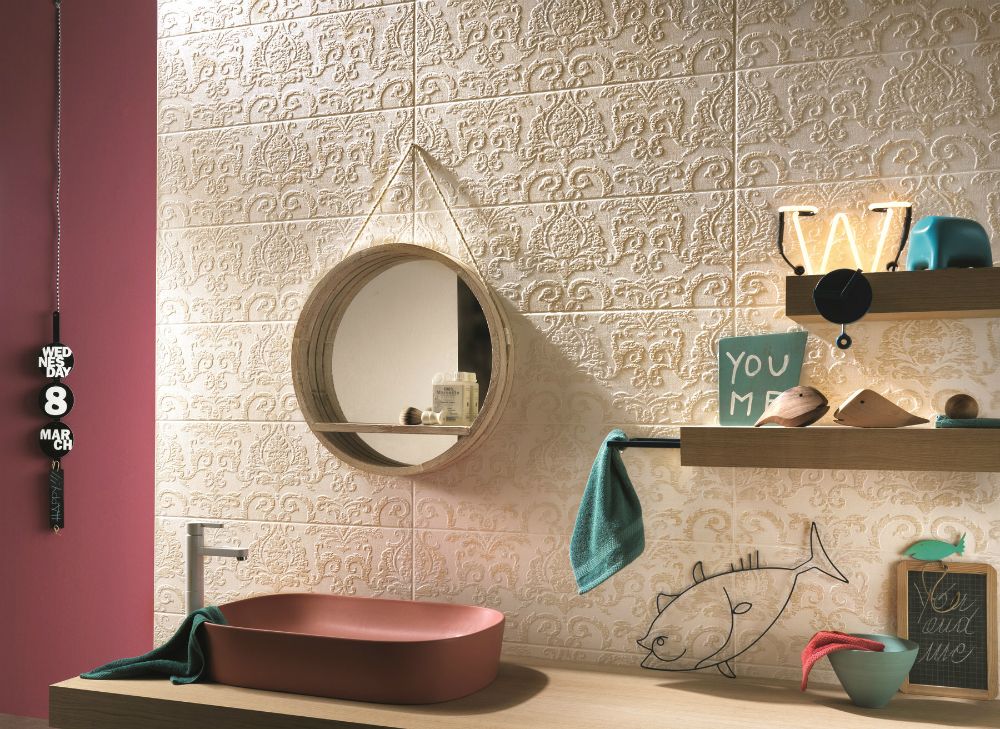 Коллекция плитки Couture Ivoire Arabesque от Impronta Ceramiche