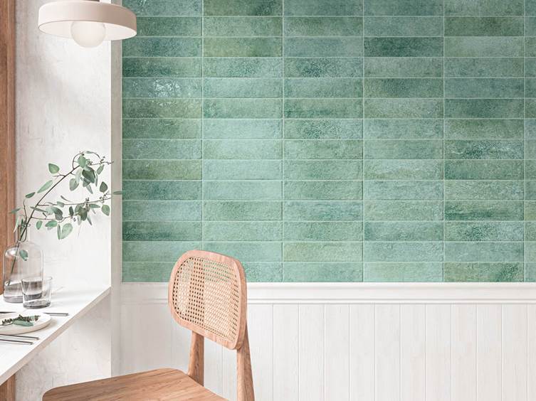 керамогранит в зеленых оттенках для дома