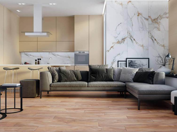 Керамогранит с матовой поверхностью из коллекции Slonwood от испанского производителя Tau Ceramica