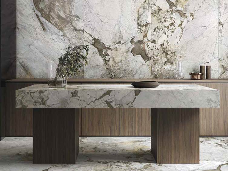 керамогранит для кухонь и гостиных с рисунком под камень