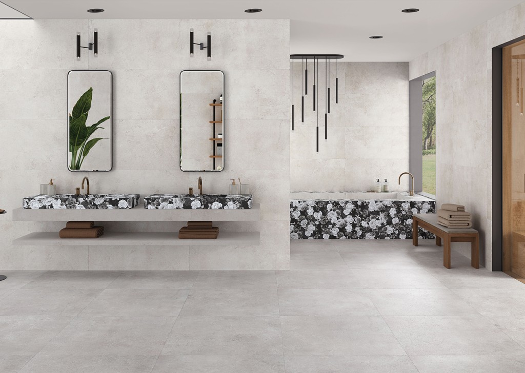 керамогранит в интерьере