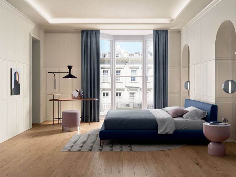 3D плитка для стен в спальне из коллекции Victoria от Marca Corona