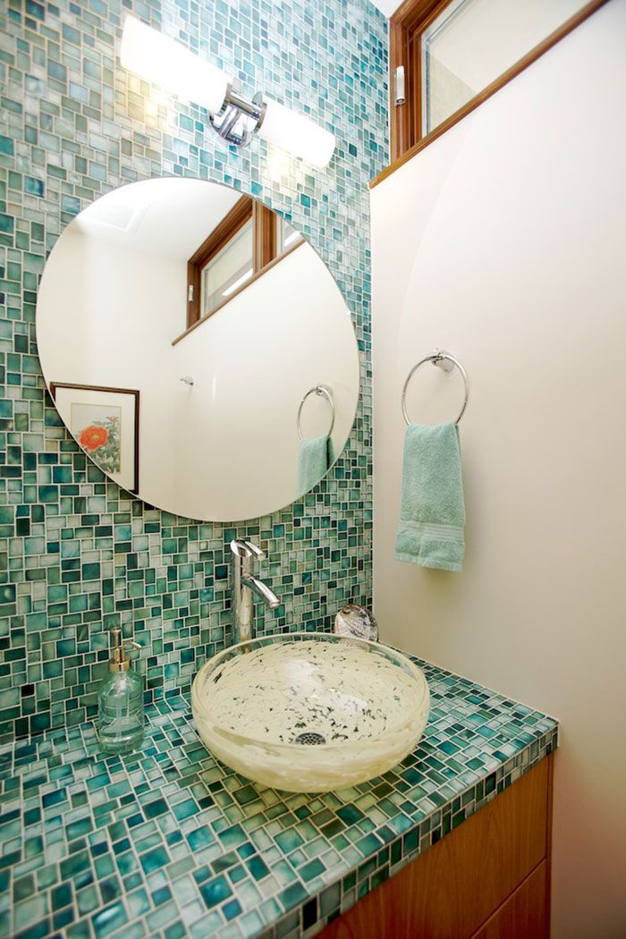 раковина на столешницу в ванную фото в интерьере
