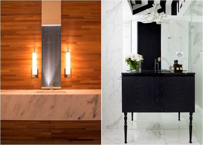 Интерьер туалетной комнаты от NIMMO American Studio For Progressive Architecture и James Dawson Interiors