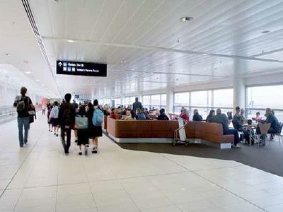 Зал ожидания аэропорт Брисбена