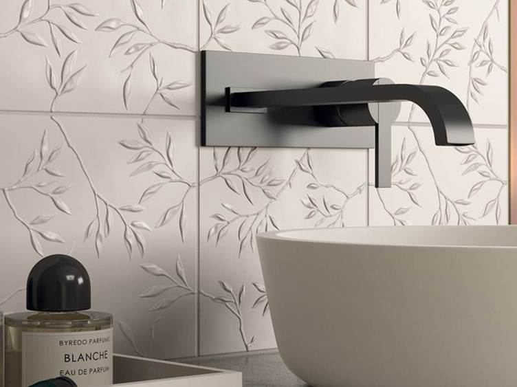 трехмерная плитка в ванную комнату