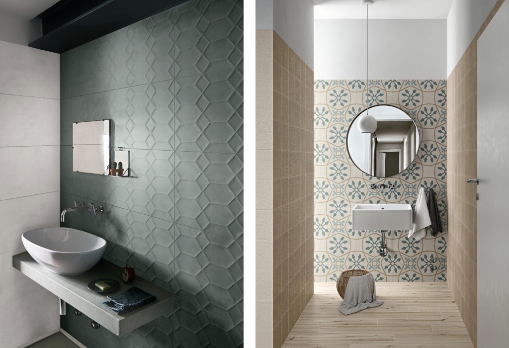 Залогом успешного дизайна маленькой ванной комнаты являются неожиданные смешения материалов.