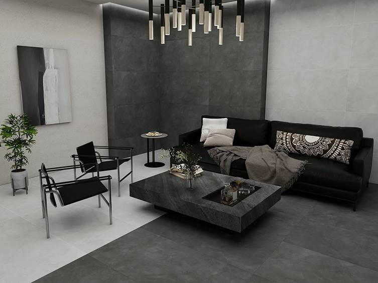 плитка под бетон в стиле лофт