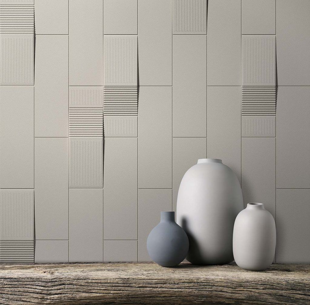 На фото: серая плитка Tribeca фабрики Equipe Ceramicas, 10x10 см