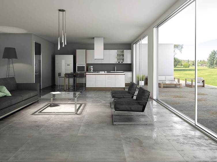 керамогранит в стиле современного рустика