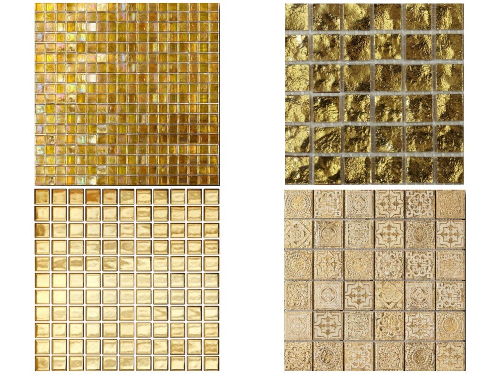 Мозаика в золотом цвете