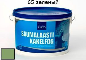 фото Затирка для швов Saumalaasti № 65 (3 кг) зеленый  зеленый цвет, от Kiilto (Финляндия)
