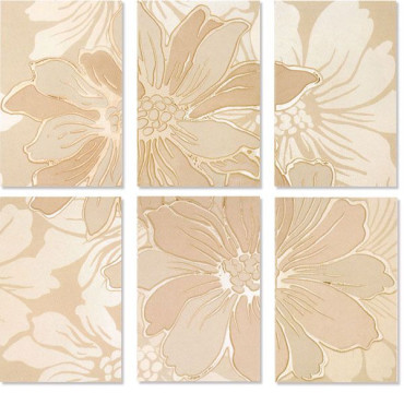 фото Панно New Light Cannella Elle Comp.(6pz) 96x98 от Edilcuoghi (Италия)