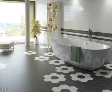 Плитка HEXATILE / VENICE от Equipe Ceramicas (Испания) в интерьере, стиль: современный, средиземноморский