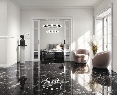 Плитка BLACK HISPANIA от APE Ceramica (Испания) в интерьере, стиль: классический, современный